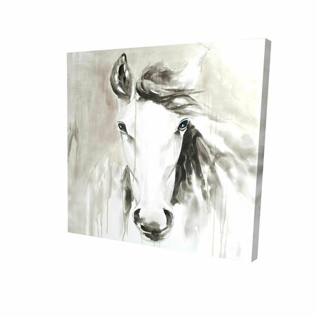 FONDO 16 x 16 in. Beautiful Abstract Horse-Print on Canvas FO2791351